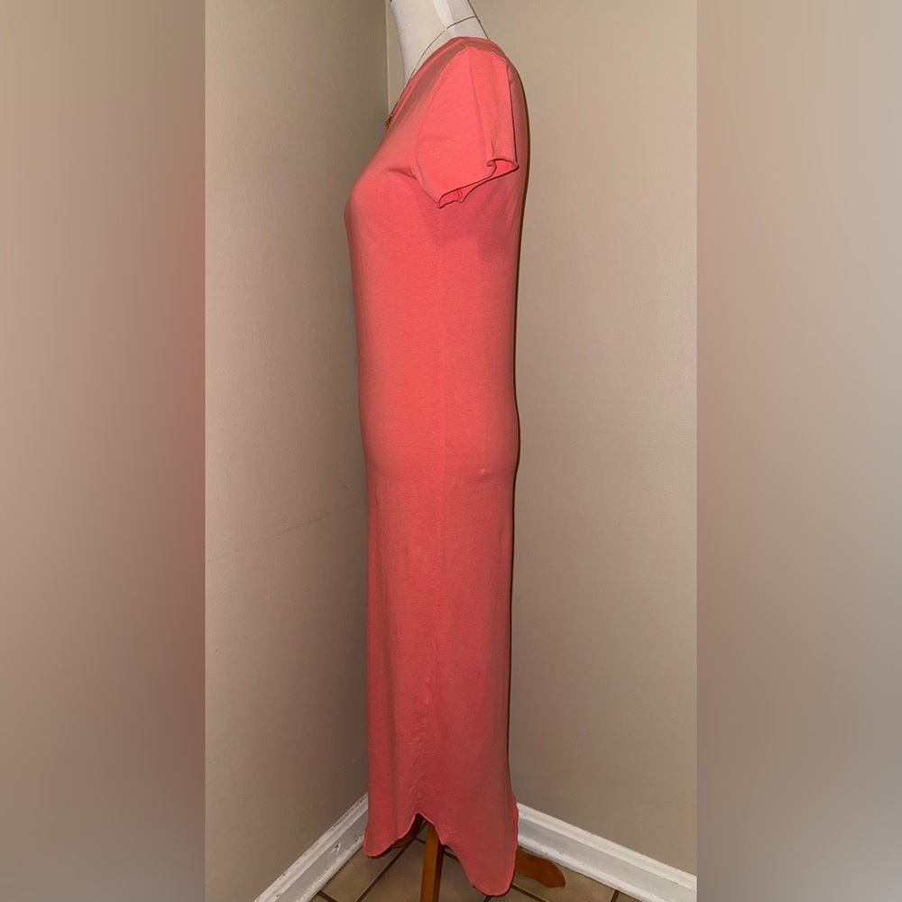 Frank & Eileen Harper Tee Maxi Dress,Size-XS,Color-Coral - Picture 4 of 8